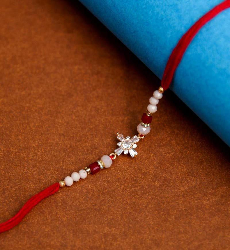 AD Precious Stone Rakhi