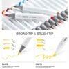 Alcohol Markers Dual Tip Broad and Fine & Brush Art Markers (30 Pc) - Image 3