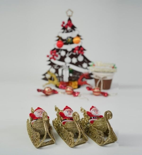 Baby Santa on a Sledge (3Pcs Set)