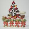 Red Bow Plastic Bells