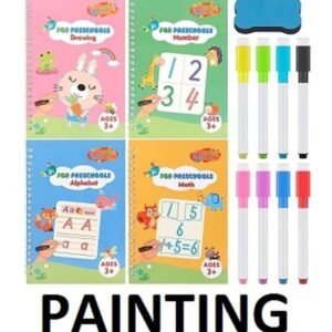 4 Diary Magic Painting Book with Duster