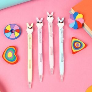 Stationary Pencil-Eraser Combo (Set of 4)