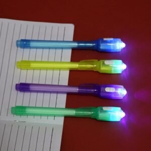 Invisible Spy Ball pen 4 Pcs with UV Light at Top