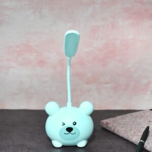 Cute Smiley Mouse Lamp with Sharpener White Color (1Pc)