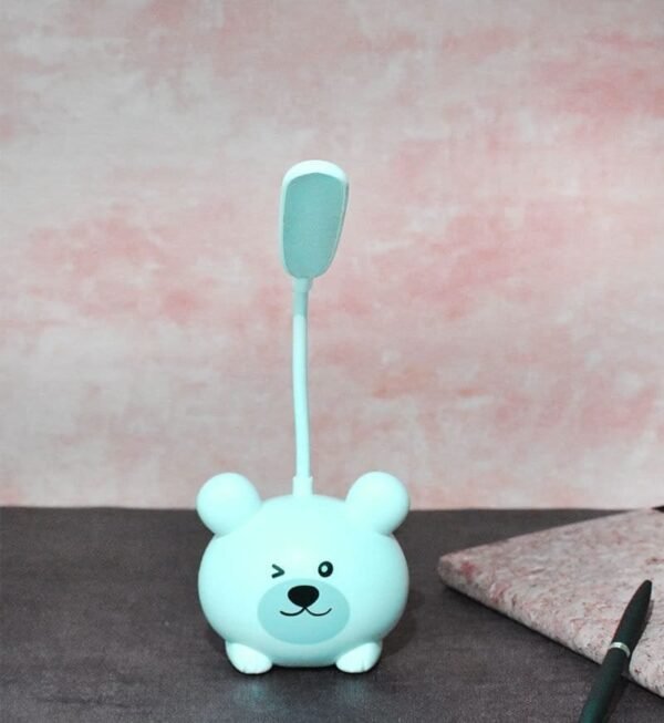 Cute Smiley Mouse Lamp with Sharpener White Color (1Pc)