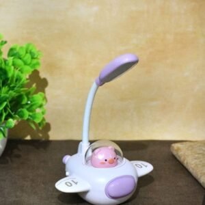 Cute Creative Airplane Shape Night Light Lamp, Student Dormitory Lamp, Work Writing Lamp, Learning Lamp, USB Eye Protection (Multicolor) 1Pc