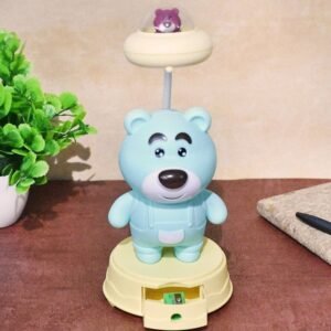 Panda Led Light Table Night Lamp Blue Color for Kids Bedroom USB Chargeable with Pencil Sharpener for Girls & Boys