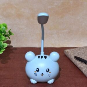 Cute Smiley Mouse Lamp with Sharpener Blue Color (1Pc)