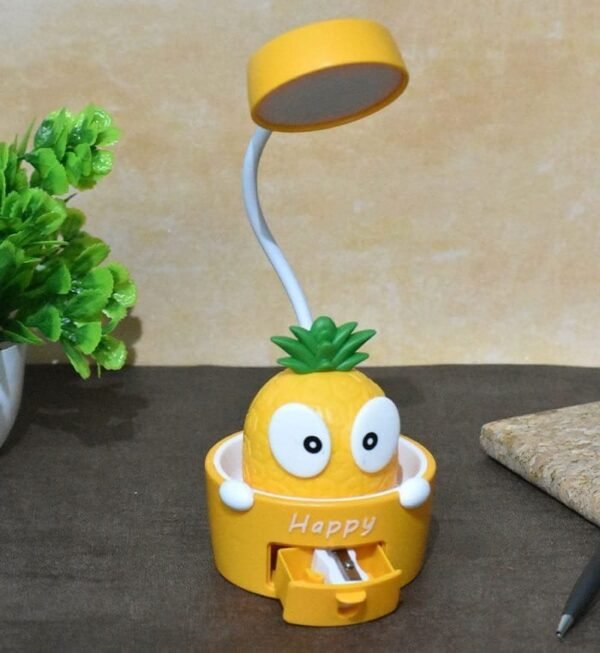 Bobblehead Pineapple Lamp with Sharpener Yellow Color (1Pc) - Image 2