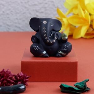 Appu Ganesha Idol for Ganesh Chaturthi, Car Dashboard, Showpiece for Home Decor