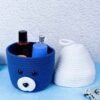 Cotton Rope Medium Kids Storage Basket Blue - Image 2