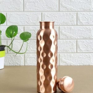 Pure Copper High Quality Daimond Style Bottle | 950 ml