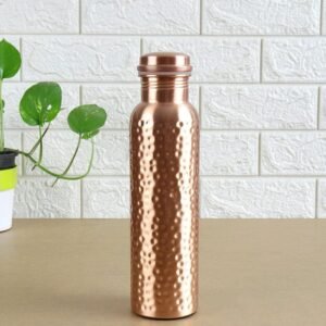 Hammered Copper/Tamba Water Bottle | 1000 ML