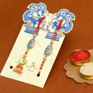 Bhaiya Bhabhi Rakhi Set with Kaju Katli Pack