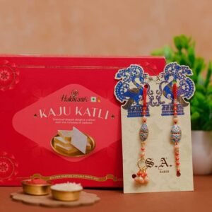 Bhaiya Bhabhi Rakhi Set with Kaju Katli Pack