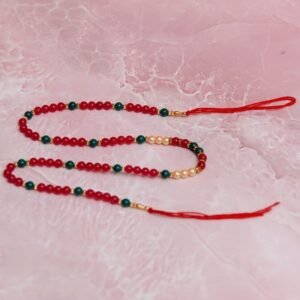 Multicolor Beads Mauli Rakhi