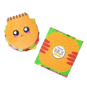 Burger Shape Notebook for Kids, Students & Children Birthday Return Gift (1 Pc)