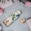 Copper Water Bottle | White & Palm Tree  Print | 500 ml - Image 3