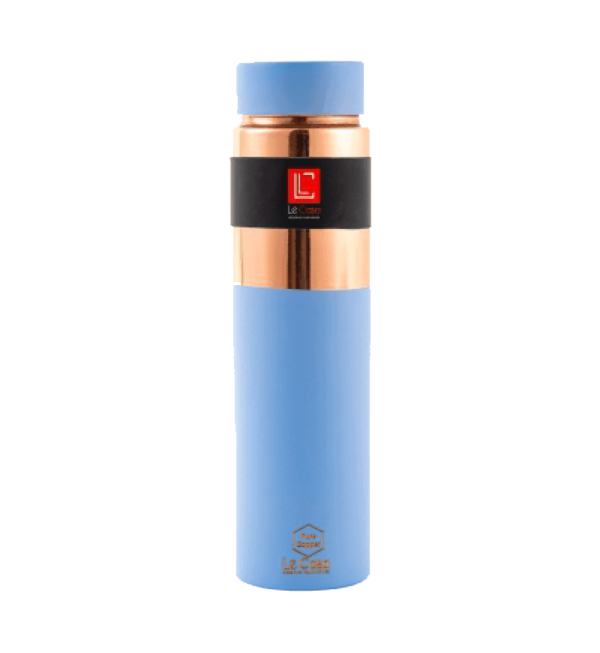 Le Casa Greek Blue Copper Water Bottle (1000 ml)