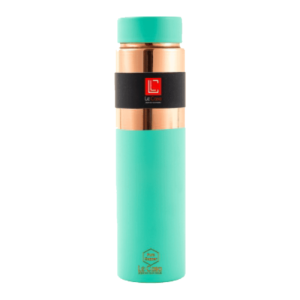 Le Casa Greek Green Copper Water Bottle (1000 ml)