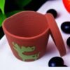 Big Round Box, Hiran Print (Red Color) Multipurpose organiser - Image 2