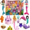 Mermaid Set Eraser for Kids School | Stationary Items for Girls, Erasers Set - Set of 12 - Image 2