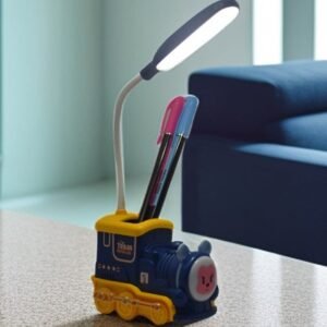 Kids Cute Train Pen Stand LED Lamp with USB Charging Cable | Study lamp | Night Lamp (1 Pc)