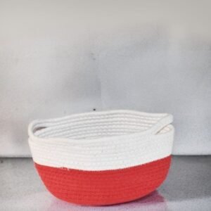 Planter for Home Essentials (White-Red)