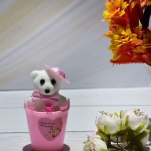 Plastic Valentine Plush Soft Teddy in Tub Gift Set, Decorative Show Piece