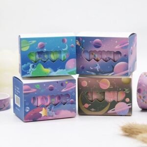 Universe printed Deco Washi Tapes (Pack of 2 Box | 8 Rolls)